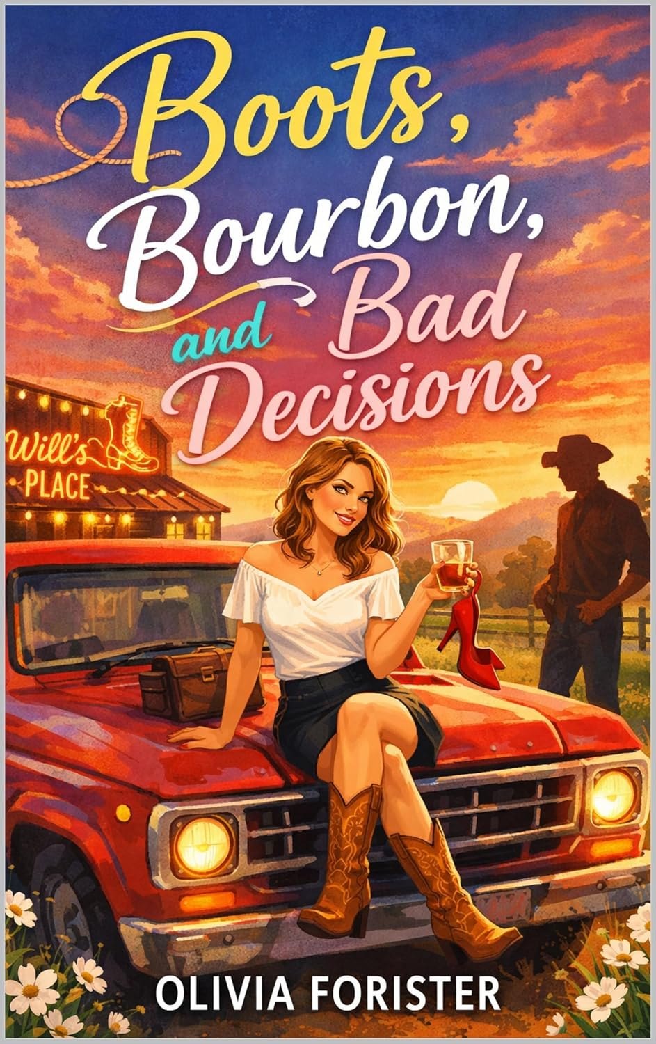 Cover of Boots, Bourbon, and Bad Decisions